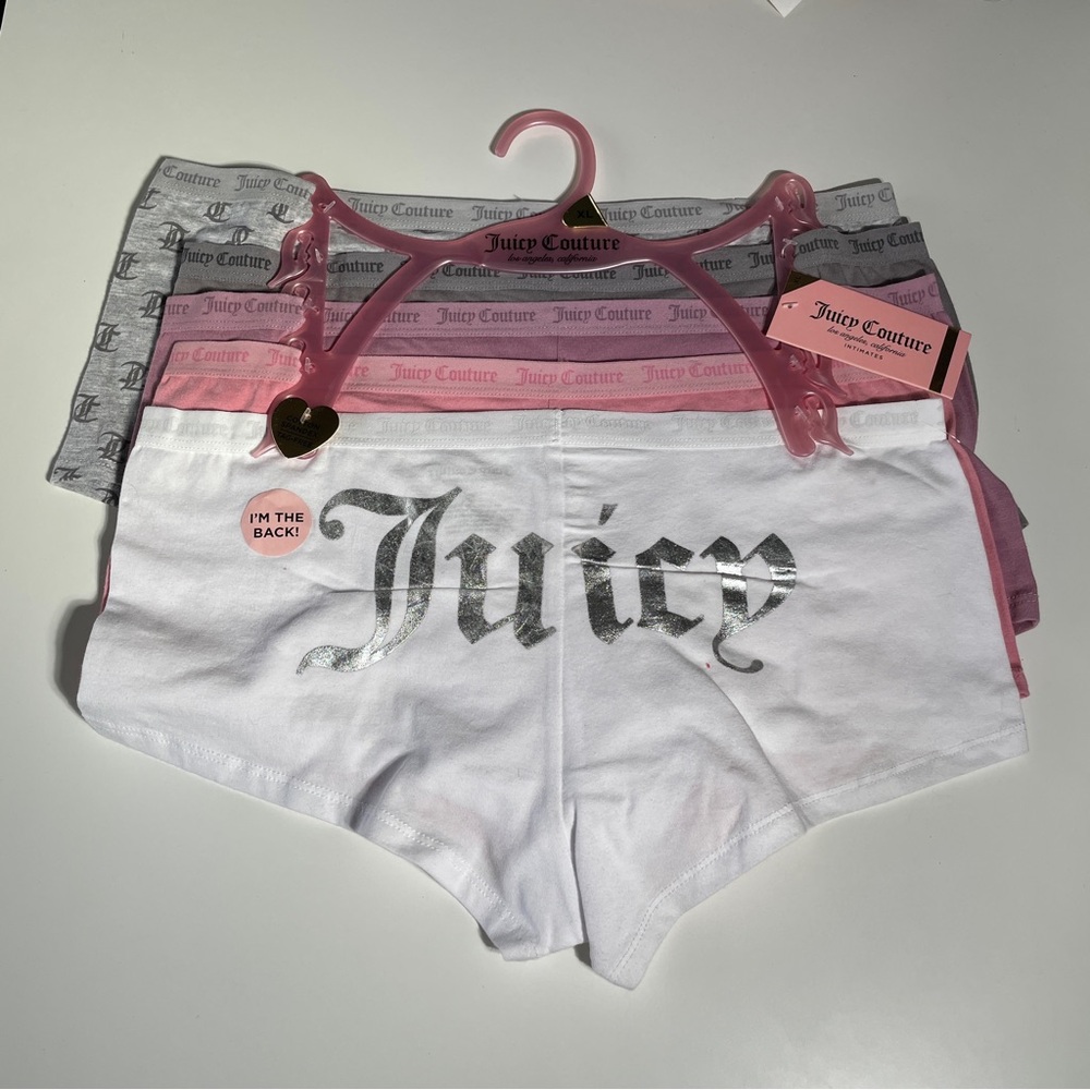 Juicy Couture Boyshort Logo Underwear 5-pack